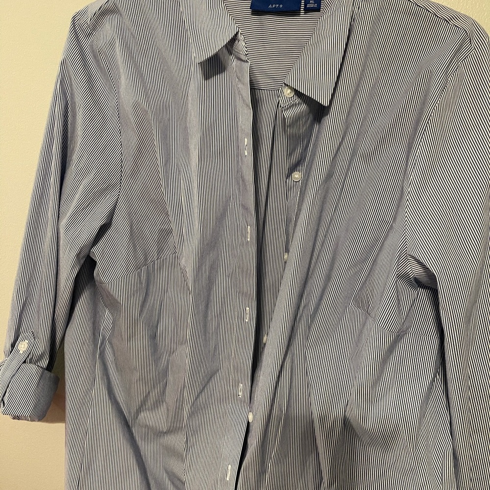 Apt. 9 striped button down